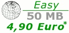 50 MB Webspace Easy 